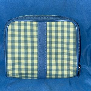 Lancôme. Green and Blue Small Makeup Bag